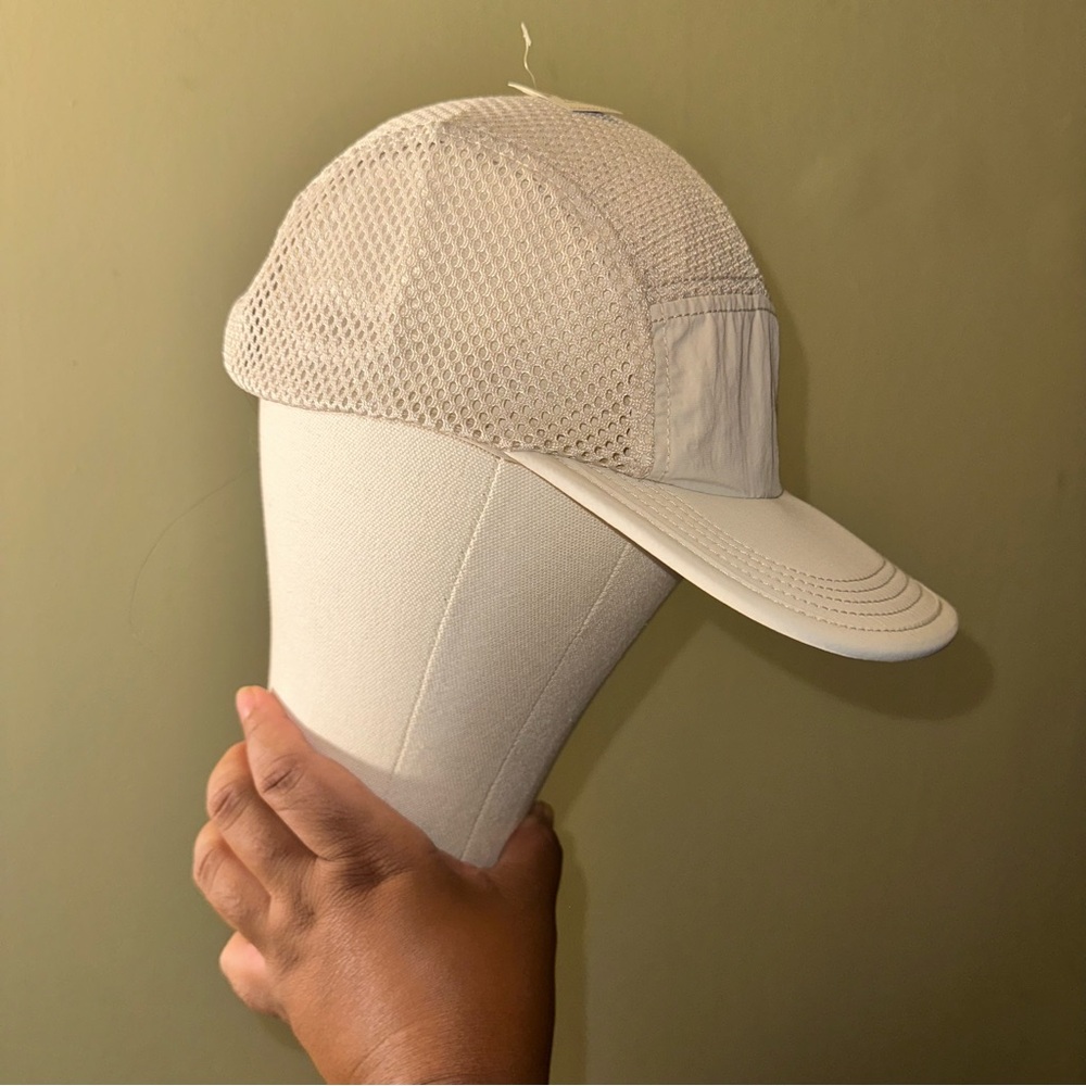Men's Cream Mesh Cap